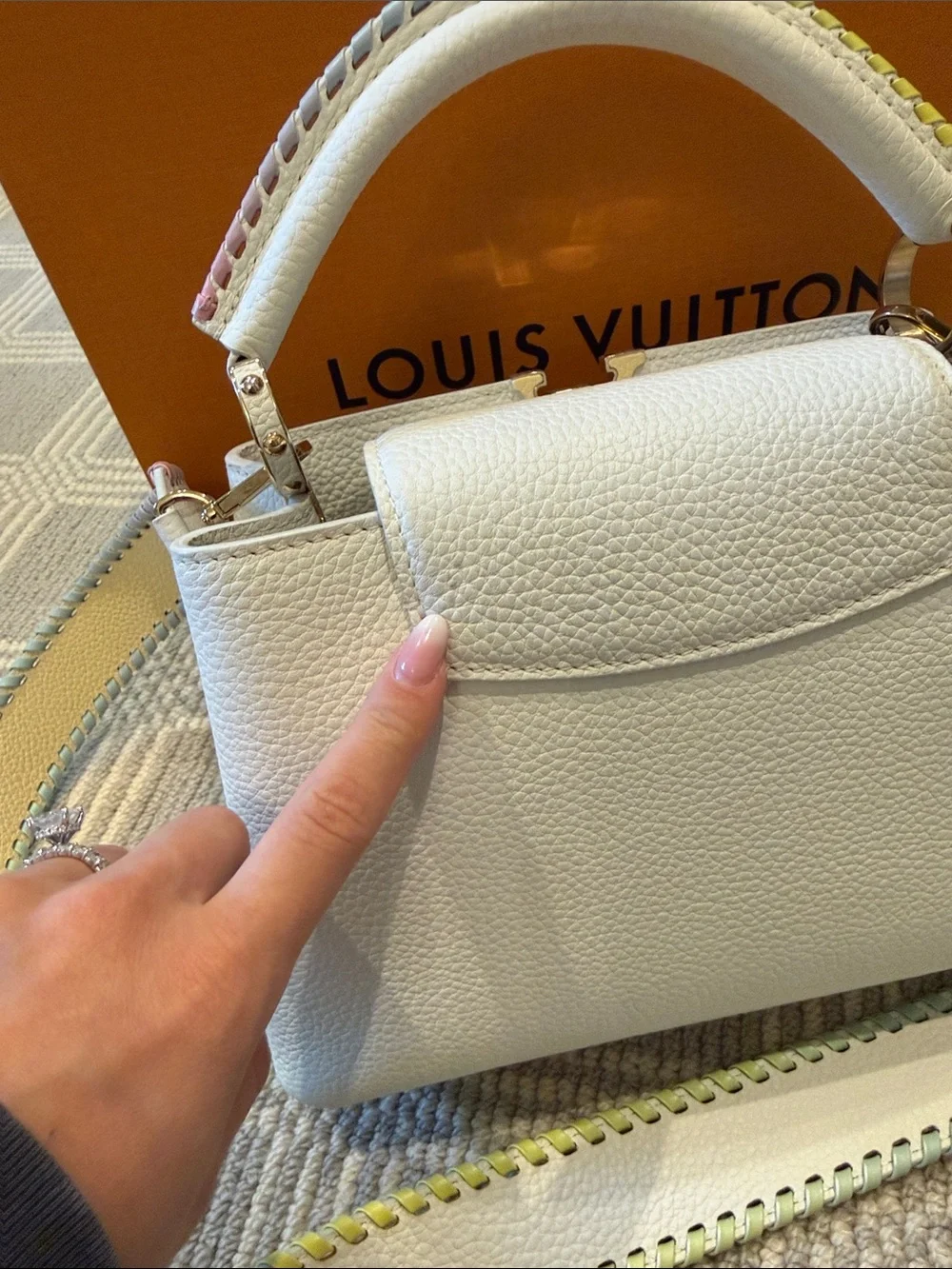 Louis Vuitton Taurillon Capucines BB satchel